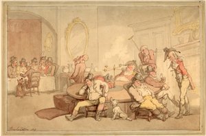Jugando en el Club de Brook de Thomas Rowlandson